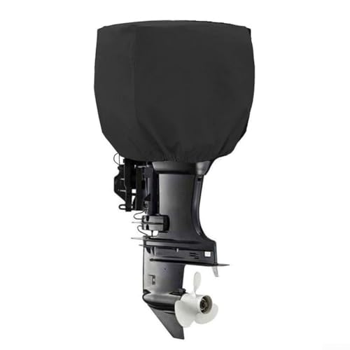 Funda Media Para Motor Fuera De Borda - Tela Oxford 420D Resistente Al Agua, Tamaño XL Para 50-115 HP