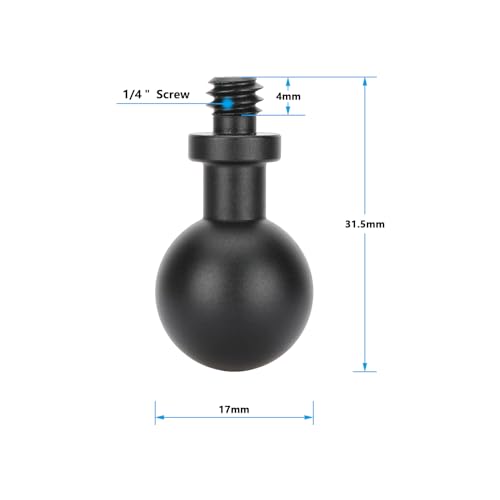 Support à vis 17mm vers 6.35mm CAMVATE 3495 pour fixer vos accessoires - 2