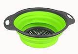 Best Colander Set para su cocina: Trabaja para drenar la mayoría de los alimentos como espaguetis, pasta, patatas, brócoli, judías verdes, zanahorias, espinacas y otras verduras.