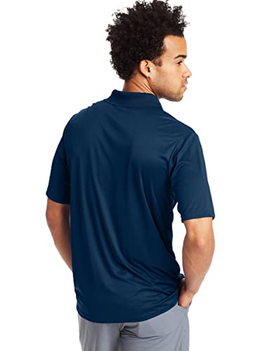 Hanes Sport Men's Cool Dri Men's Performance Polo,Deep Royal,Large #TOP2