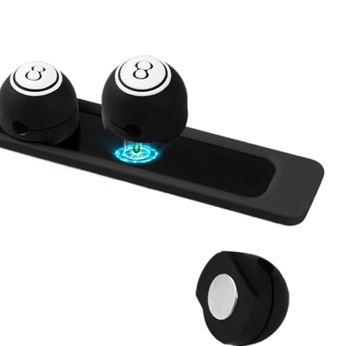 Soporte magnético para cables, organizador de alambre, abrazadera extraíble segura en forma de billar para mesita de noche, dormitorio, lugar de trabajo, escritorio, cocina, mesa de noche, pared del