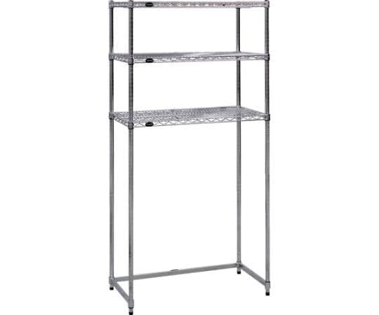 トラスコ中山 スチール製メッシュラック下段開放型 W905XD457XH1838 棚