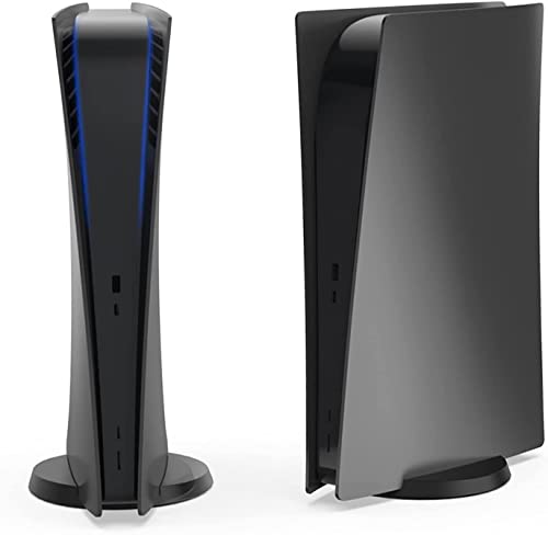 Image of New world Faceplate for PS5 Digital Edition, Replacement FacePlate for PS5 Digital Edition (Black)