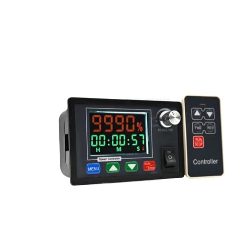 Controlador de velocidad CC con tacómetro digital LCD y control remoto de 30A 2