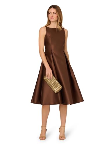 Image of Adrianna Papell Sleeveless Tea Length Dress