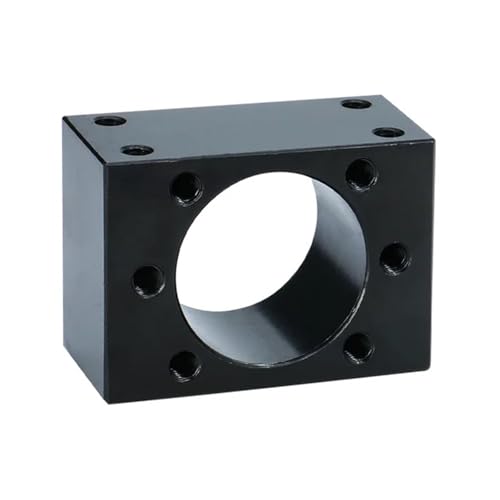 Support d'écrou DSG25H en acier 45# robuste pour boîtier de transmission SFU2505 CNC