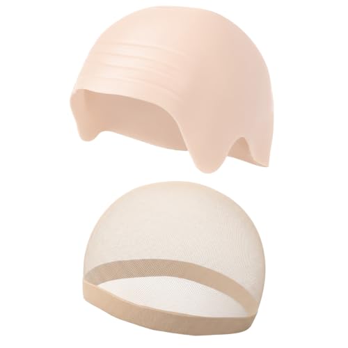 Latex Bald Cap with Nylon Wig Cap