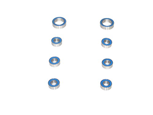 Advantage Racing Products Wheel Ball Bearing Set (8) for Traxxas Slash 4x4 Stampede 4x4 Rally Telluride 4x4 Hub Carrier Axle