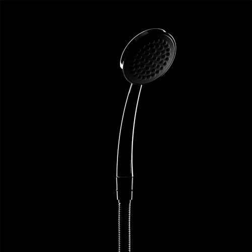 Image of HomeWorks Rado ABS Plastic Multi-Function Rain And Mist Spray Hand Shower Head For Bathroom - Chrome Finish (Pack of 2)