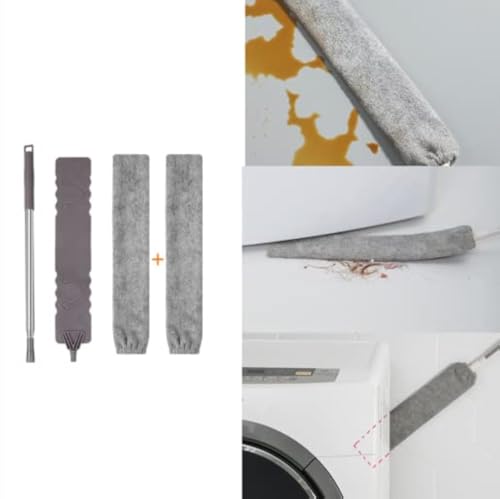 LEBEXY Gap dust Cleaner,Dehnbarer Staubwedel Duster mit Edelstahl Teleskop...