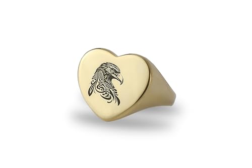 Bague signet aigle en or à porter au quotidien pour sublimer votre style