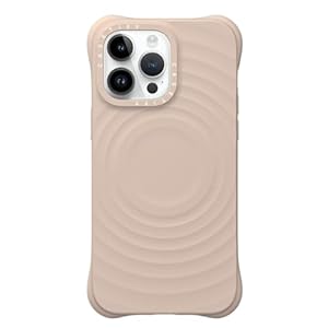 CASETiFY Ripple iPhone 14 Pro Max Case [2X Military Grade Drop Tested/Wave Textured/Compatible with Magsafe] – Oat