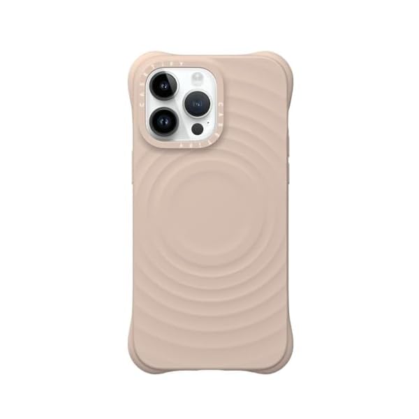 CASETiFY Ripple iPhone 14 Pro Max Case [2X Military Grade Drop Tested/Wave Textured/Compatible with Magsafe] – Oat