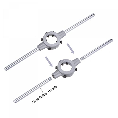 Troquel redondo de rosca M14 x 2 con mango ajustable de 38 mm para roscado exacto 7