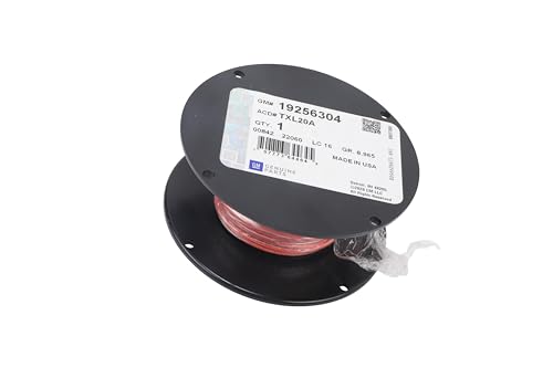 Fil TXL 20 Gauge ACDelco orange haute résistance thermique à paroi mince de 50 ft