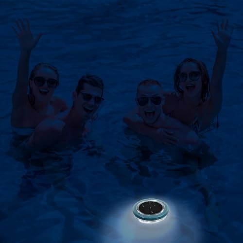 Luz Solar Flotante para Estanques y Jardín con LED Cálido 7