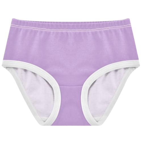 Joisal Stylish Toddler Underwear Floral 2t Cotton Panties for Girl Wisteria Violet Briefs Girls Undies