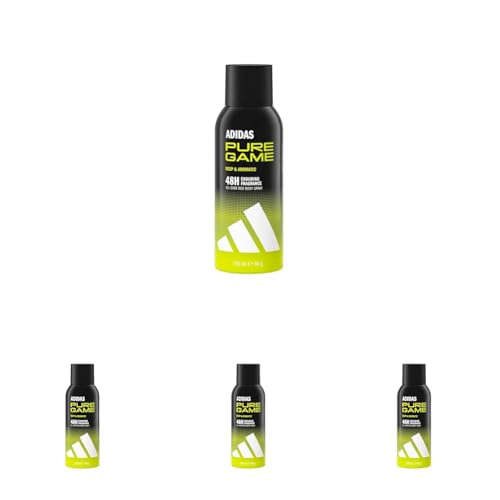 adidas Pure Game Spray Déodorant Anti-Transpirant, Parfum Aromatique, Parfum Longue Tenue, Formule...