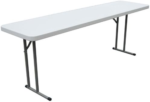 FT-13 6FT Rectangular narrow with table- fold-away legs