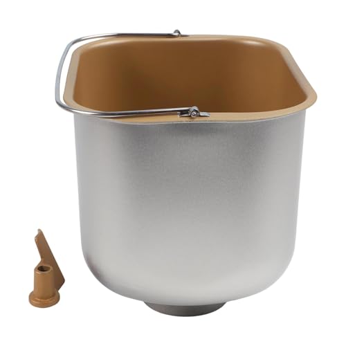 EpheyFIF Elegante cuenco de acero inoxidable diseñado específicamente para panificadoras - imagen 6