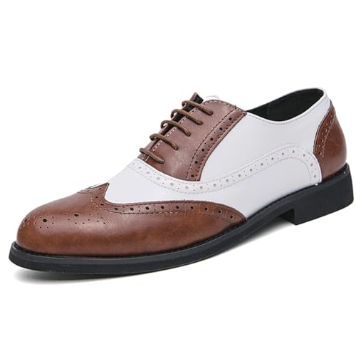 Mens Low Heel Derby Oxfords Dress Shoes, Round Toe Lace-up Mens Black Pu Leather Formal Oxfords Dress Shoes