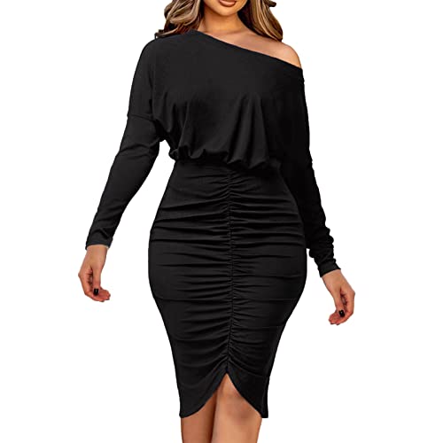 Robe d'été en coton basique pour femme avec manches courtes