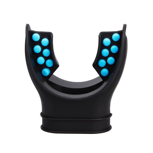 Mouthpiece,Diving Equipment Breathing Tube Accessories Black Purple, tube universal adult scuba level 2 four colours (Black blue,blackpurple,classic black & white,classic black&red) (Black blue)