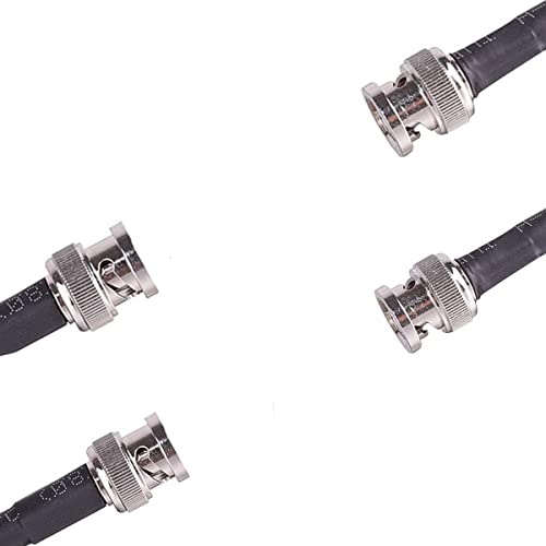 Conectores BNC macho a macho coaxial x15 unidades miniatura 6