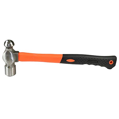 32oz Ball Pein Pin Hammer With TPR Rubberised Fibreglass (70%) Handles