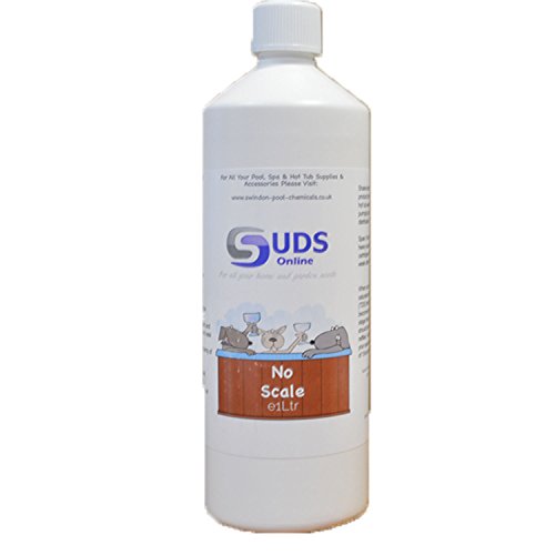 SUDS-ONLINE No Scale PREVENT AND REMOVE SCALE Hot Tub Jacuzzi Away Anti Spas Spa (1L)