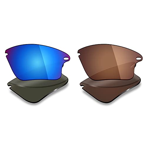 Image of Mryok 2 Pair Polarized Replacement Lenses for Oakley Fast Jacket XL Sunglass - Options