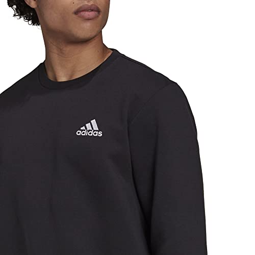 Image of adidas Mens Cotton M Feelcozy Swt Crew Neck Sweatshirt