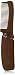 Folding Sandalwood Comb by Groom Houzz - Anti-Static Styling Comb for Men - Perfect Beard Shaper