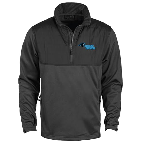 Image of Dunbrooke Pathfinder Teflon coated 1 /4 zip tech fleece with polyester shell and zippered pockets