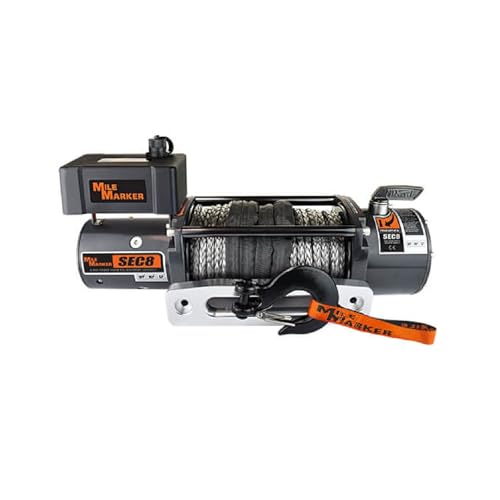 TrendsAuto Winch Eléctrico 8000 lbs con Snatch Block y Cover miniatura 2