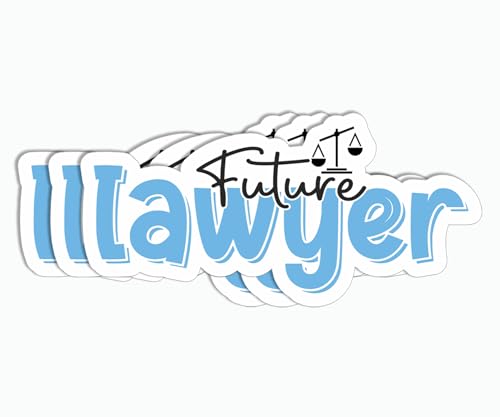 3Pcs Future Lawyer Sticker - Law Student Sticker - Graduation Sticker - Sticker for Water Bottle - Luggage - Notebook - Mug - Laptop