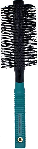Spornette Double Stranded XL Nylon Round Brush 2 Inch (#962-XL) for Straightening, Smoothing, Relaxing, De-Frizzing, Detangling, Styling and Volumizing Smooth, Wavy, Curly, Medium and Long Hair Types