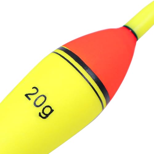 NUZAMAS 5 Pcs Fishing Floats EVA Foam Floats Fishing Bobbers Glow in the Dark Glowing Bobbers Luminous Fishing Floats Night Fishing Floats For Pike Perch Carp Bass - Image 4