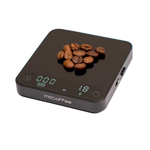 MiiCoffee Minipress Coffee Scale, Auto Timer for Espresso...