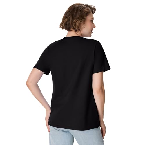 Image of Hanes Women's Perfect-T Crewneck T-Shirt, Lightweight Cotton Short Sleeve Tee for Women