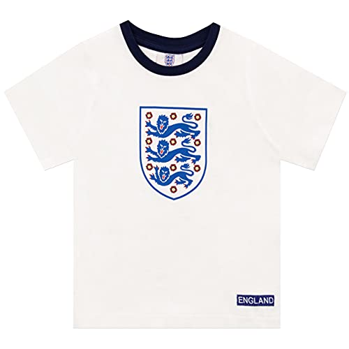 England FA Pigiama per Ragazzi Bianco 2-3 Anni