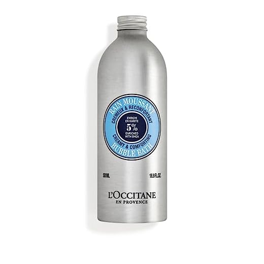 L'Occitane Creamy & Comforting Shea Butter Bubble Bath Enriched with 5% Shea, 16.9 fl. oz.
