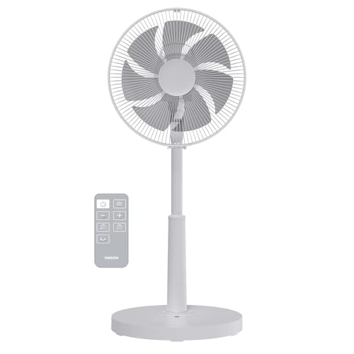 [山善] 扇風機 リビング DCモーター 静音 リモコン付き 左右自動首振り...