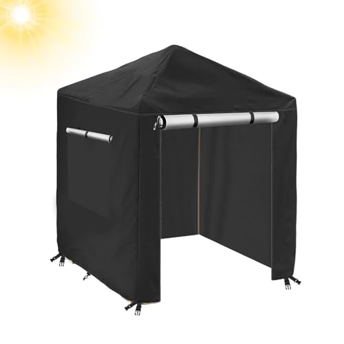 Tuxxjzm Copertura per casa da gioco di cortile, coperta da casa da gioco di cortile per | custodia protettiva impermeabile, protezione per tutte le stagioni, copertura in tessuto Oxford 420D per