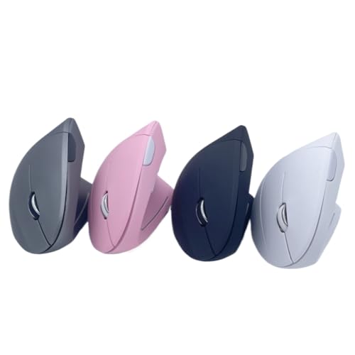 Ratón inalámbrico dual mode recargable y ratón vertical óptico de 4 DPI ajustable 4