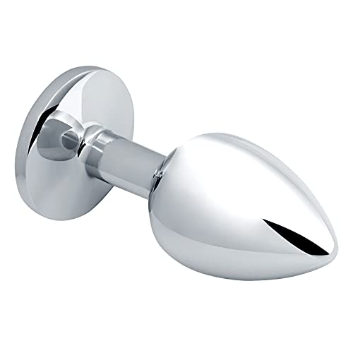 Hmxpls Pink Jeweled Beginners Butt Plug Sex Love Games Personal Massager For Women Men Couples Lover Stainless Steel Anal Plug Sm Anal Stimulation Toy, 50G #TOP2