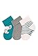 Sterntaler Baby Jungen Baby Socken Söckchen 3er-Pack Elefant Strümpfe - Socken Baby - mit Elefant Motiv, uni und Ringel - dunkeltürkis, 16