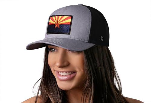 Image of HAKA State Flag Series Trucker Hat for Men & Women, Adjustable Baseball Hat, Golf Hat Snapback