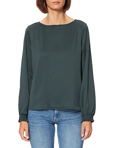 VILA Damen VILADEE Boatneck L/S TOP/SU-NOOS Pullover, Darkest Spruce, 38