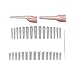 Vmohuyktx 1Box Quick Effect Oval Tapered Nails Extensions Forms Easy Application for Busy Lifestyles Enhances Beauty in Minutes Gentle Nail
